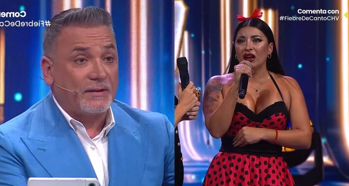 Fanny Cuevas durante una presentación de Fiebre de Canto, donde protagonizó un emotivo intercambio con el jurado.