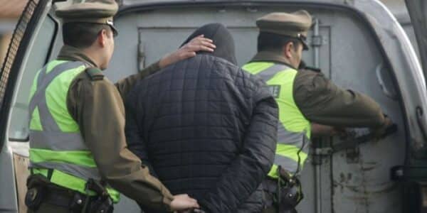 Patrulla de Carabineros durante el operativo policial por el femicidio en Paihuano ocurrido en la localidad de Pisco Elqui