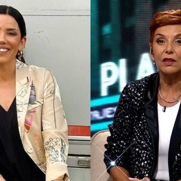 Fran García-Huidobro durante una intervención en Primer Plano de Chilevisión, en medio de la discusión con Sergio Rojas sobre Paula Escobar.