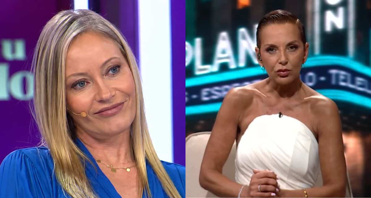 Composición de Fran García-Huidobro y Marcela Vacarezza en sus respectivos programas de televisión.