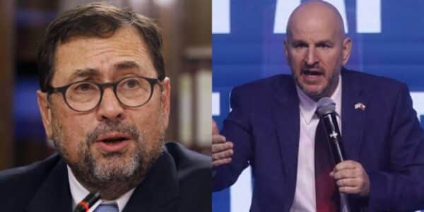 Francisco Pérez Mackenna durante una actividad oficial en medio de la controversia diplomática con Brandon Judd.
