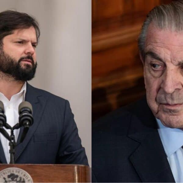 Gabriel Boric durante su participación en un conversatorio del Festival MUDA.