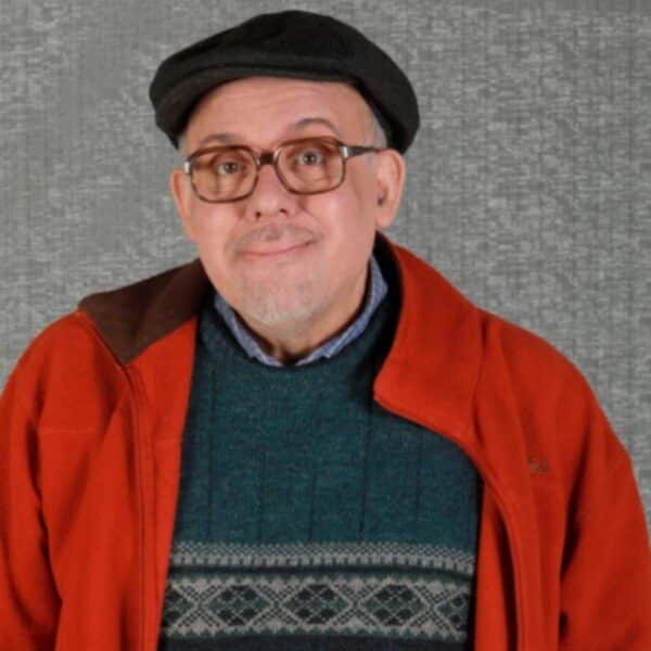 Retrato de Gabriel Prieto, actor chileno fallecido a los 65 años y recordado por su trayectoria en teatro, cine y televisión.