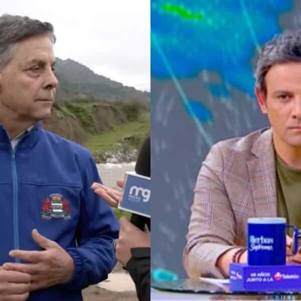 Gonzalo Ramírez durante Mucho Gusto, donde protagonizó un tenso intercambio con el alcalde de San Fernando.