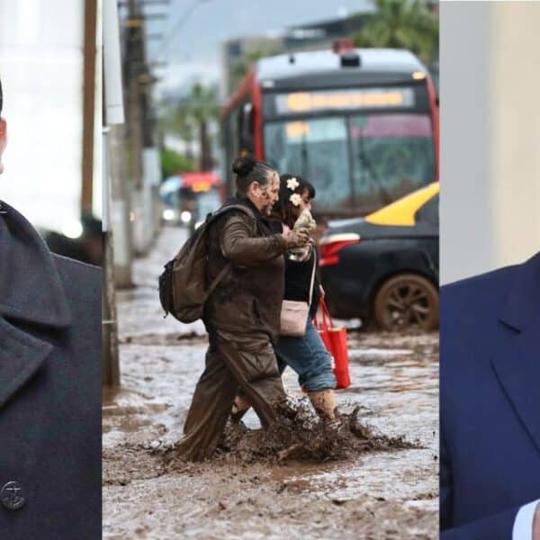 Hugo Gutiérrez y José Antonio Kast, protagonistas de una controversia política en redes sociales durante la emergencia por el aluvión en Las Condes.