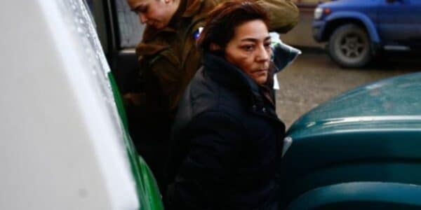 Irma Ovalle Oyarzún durante una audiencia judicial por el caso que conmocionó a Punta Arenas.