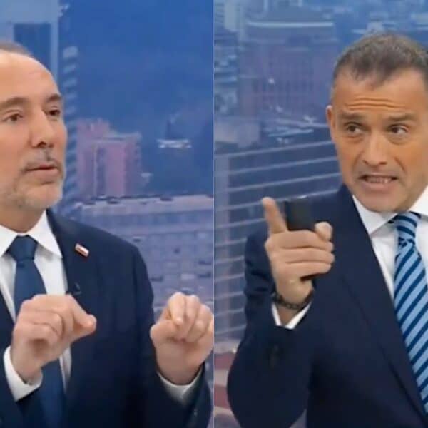 El periodista Iván Núñez en la señal de Canal 24 Horas: protagonizó un tenso cruce en vivo con el biministro De Grange por las alertas tras el aluvión.