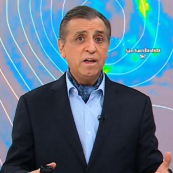 Iván Torres durante su participación en el noticiario matinal de TVN