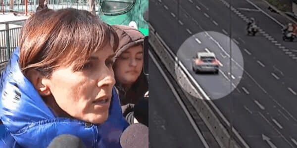 La periodista y animadora Ivette Vergara tras conocer las tres medidas que le impuso la justicia por conducir a 161 km/h en la Costanera Norte