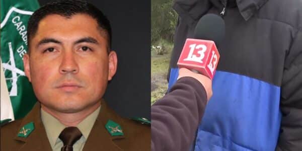 Jaime Urrea en una fotografía institucional de Carabineros en el contexto del caso ocurrido en Quilleco.