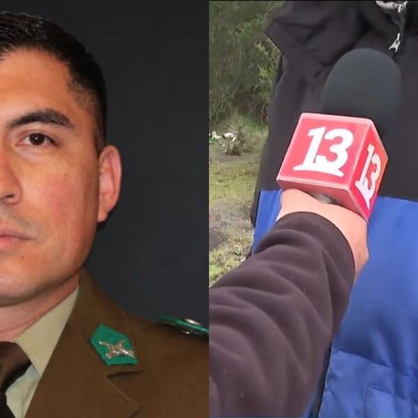 Jaime Urrea en una fotografía institucional de Carabineros en el contexto del caso ocurrido en Quilleco.