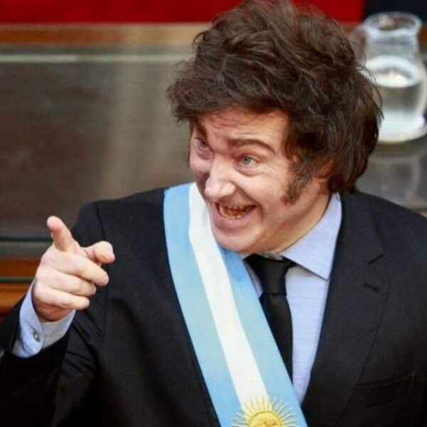 Javier Milei, presidente de Argentina, en medio del debate por la disminución de empresas empleadoras y empleo registrado.