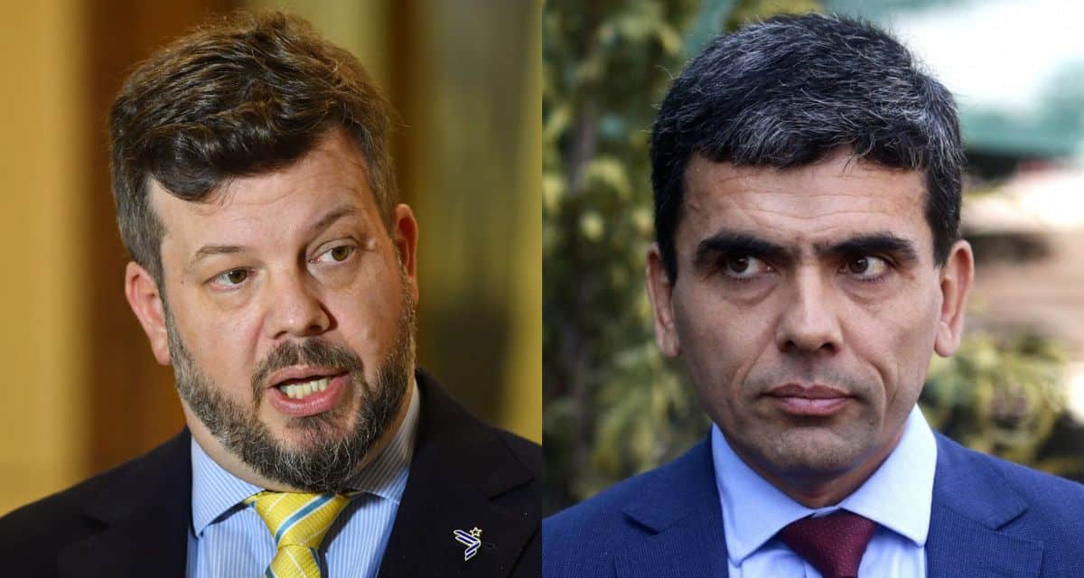 Johannes Kaiser y el exfiscal Carlos Gajardo, protagonistas de una controversia en redes sociales tras las intensas lluvias en Las Condes.
