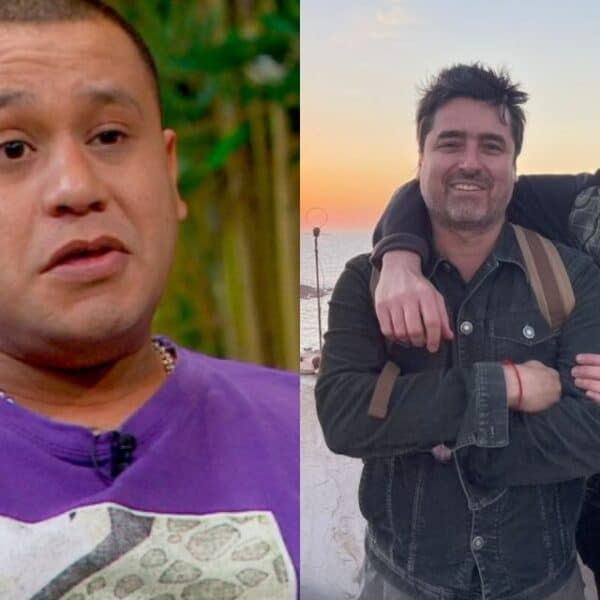 Jorge Zabaleta junto a Pancho Saavedra en medio de la controversia por las acusaciones de Ignacio Román.
