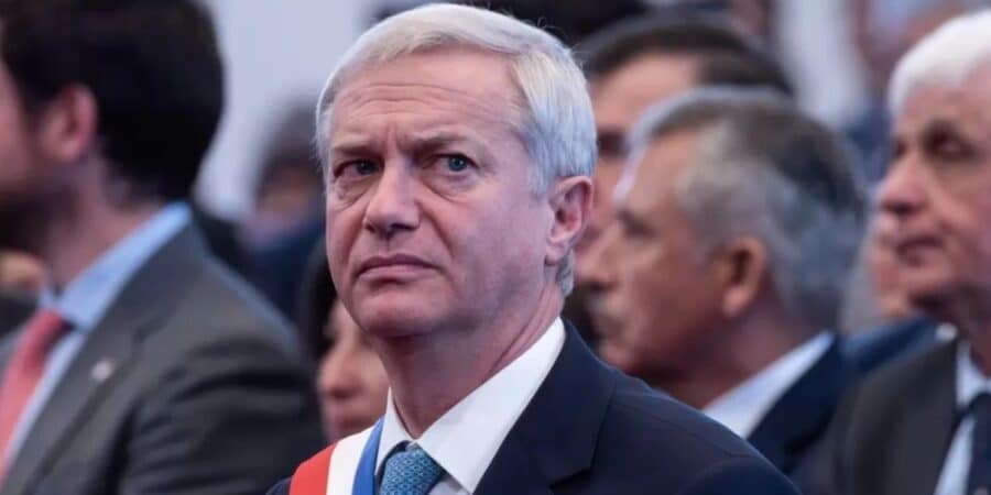 El presidente José Antonio Kast durante una actividad oficial en La Moneda tras conocerse el ranking latinoamericano de octubre de CB Global Data.