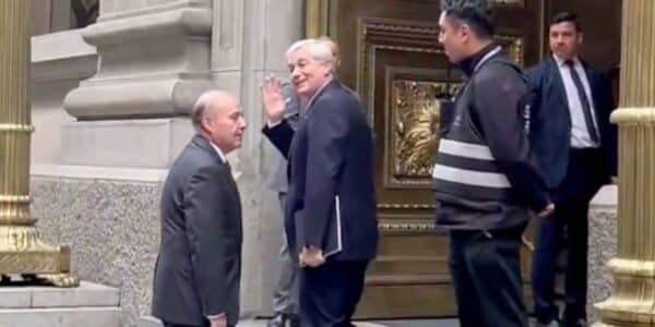 Presidente José Antonio Kast durante su visita protocolar al Banco Central de Chile el 9 de octubre de 2026.
