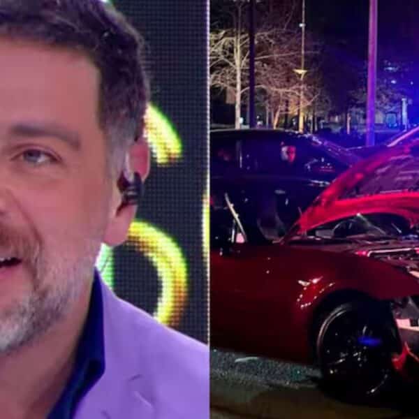 El periodista José Antonio Neme durante una emisión de Mucho Gusto, en medio del proceso judicial que enfrenta por el accidente vehicular ocurrido en agosto en Las Condes