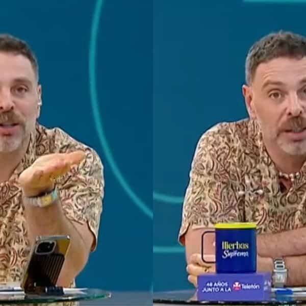José Antonio Neme durante una intervención en Mucho Gusto de Mega, en medio del debate sobre las AFP y las pensiones.
