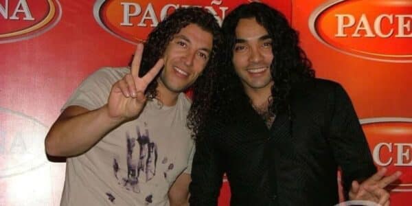 Leo Rey y Alexítico en una composición de fotografías de archivo sobre su historia en La Noche.