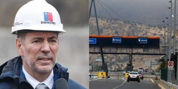 El biministro Louis de Grange durante un punto de prensa, en medio del debate por la rebaja del TAG anunciada por el Gobierno y su eventual extensión a las regiones