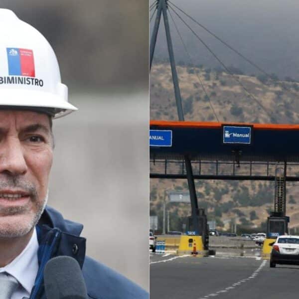 El biministro Louis de Grange durante un punto de prensa, en medio del debate por la rebaja del TAG anunciada por el Gobierno y su eventual extensión a las regiones