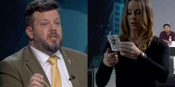 Mara Sedini exhibió en Sin Filtros los panfletos recogidos tras la marcha de la Confech, y una de las imágenes provocó la furiosa reacción de Johannes Kaiser.