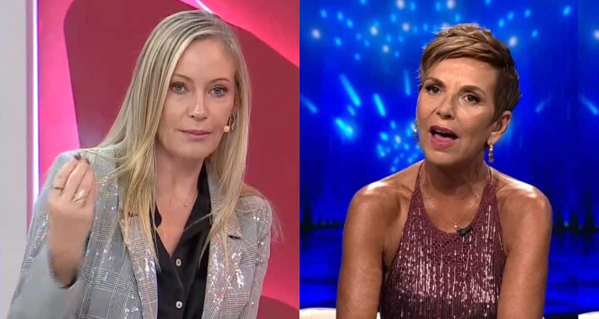 Marcela Vacarezza durante su debut como panelista de Alfombra Roja, donde abordó una reciente polémica televisiva.