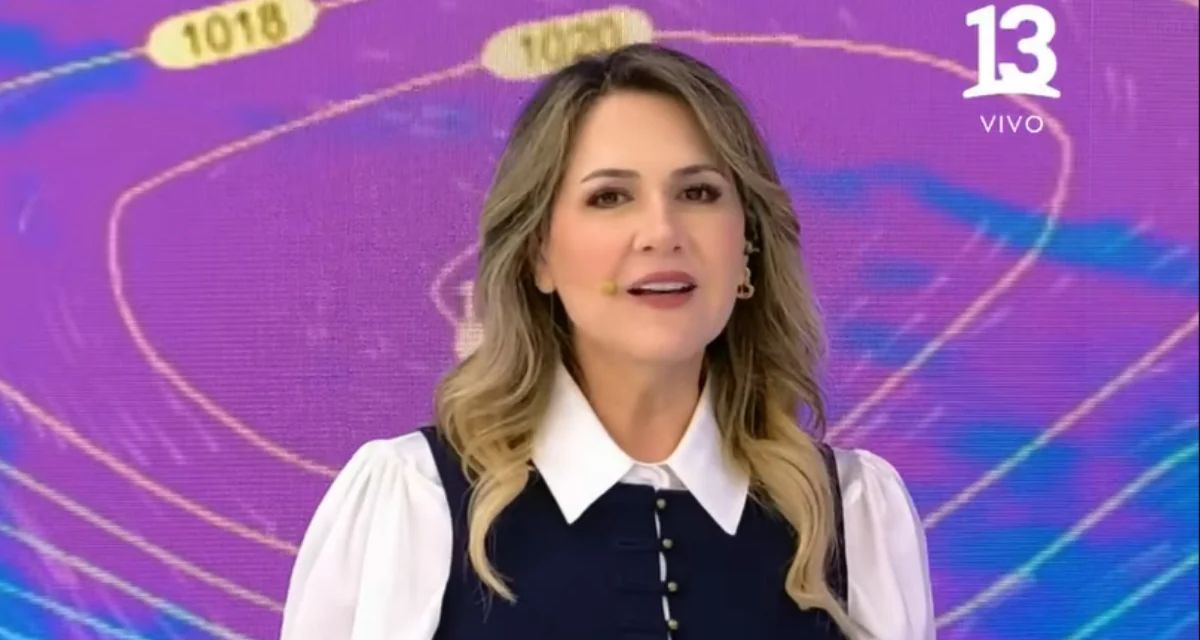 Michelle Adam presenta el pronóstico del tiempo en el matinal Tu Día