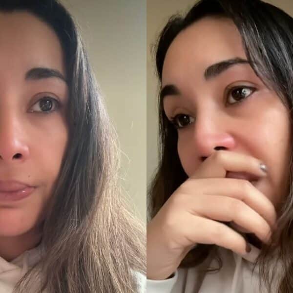Natalia Rodríguez, conocida como Arenita, durante el video de Instagram en el que abordó su experiencia con la maternidad en Dinamarca