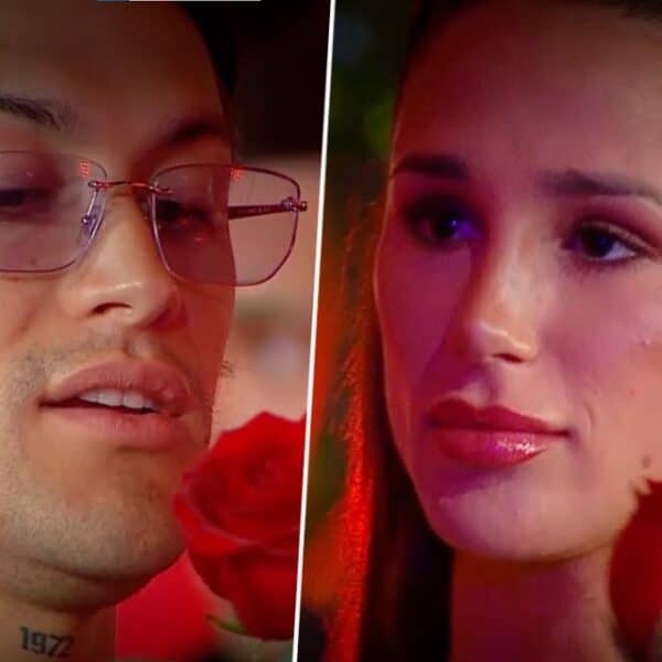 Nico Solabarrieta y Guarén durante una emotiva conversación en ¿Volverías con tu ex? 2 de Mega.