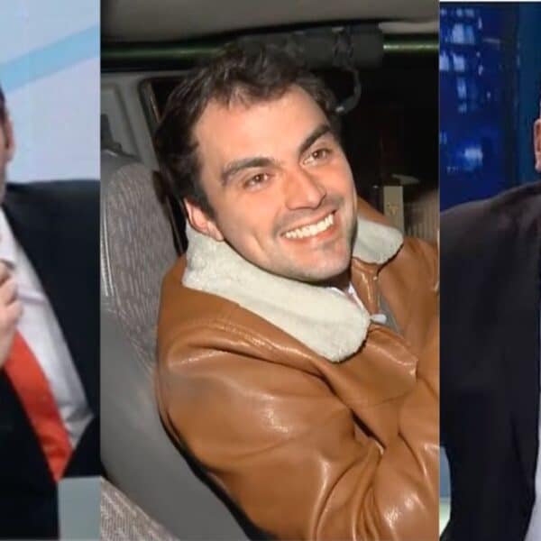 Nicolás Larraín y Daniel Matamala, protagonistas de una polémica por las críticas a un conductor tras el aluvión en Las Condes.
