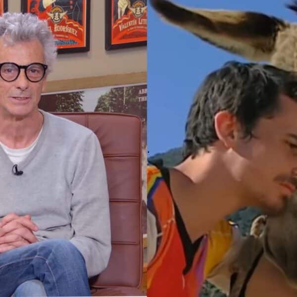 El actor chileno Pablo Schwarz durante una entrevista en televisión, en el contexto de sus declaraciones sobre su paso por las teleseries de los años 90 y su presente profesional.