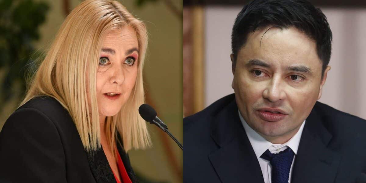 Pamela Jiles durante una actividad política tras intervenir en las controversias que involucraron a Bachelet y Matthei.