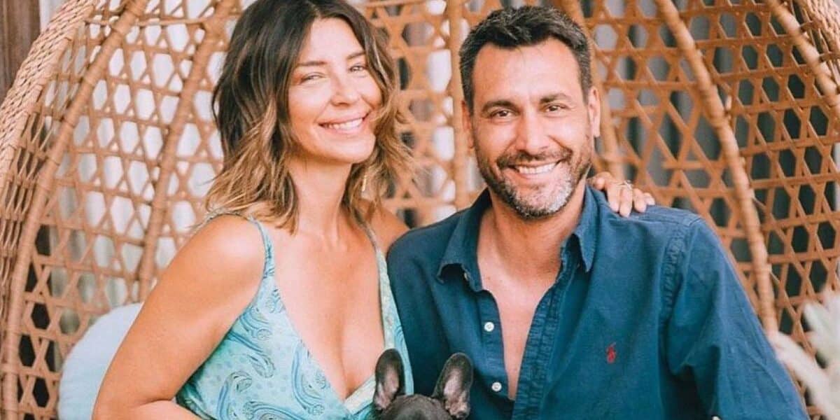 La actriz y panelista Pancha Merino junto a su expareja Andrea Marocchino en medio de las versiones cruzadas tras su separación y disputa legal.