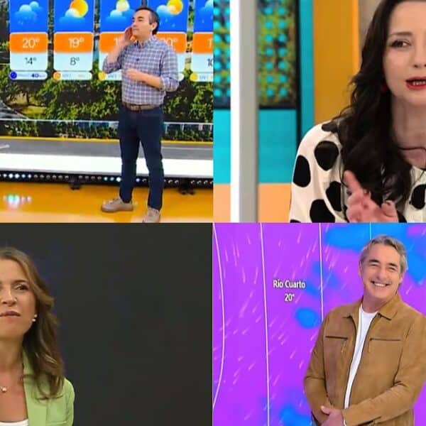 Conductores de los principales programas que compitieron por el rating matinal de este lunes 5 de octubre.