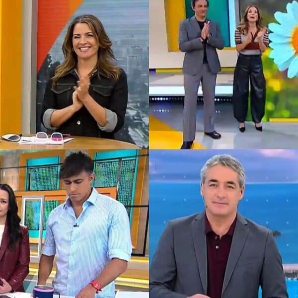 Conductores de los principales programas que compitieron por el rating matinal de este martes 6 de octubre.