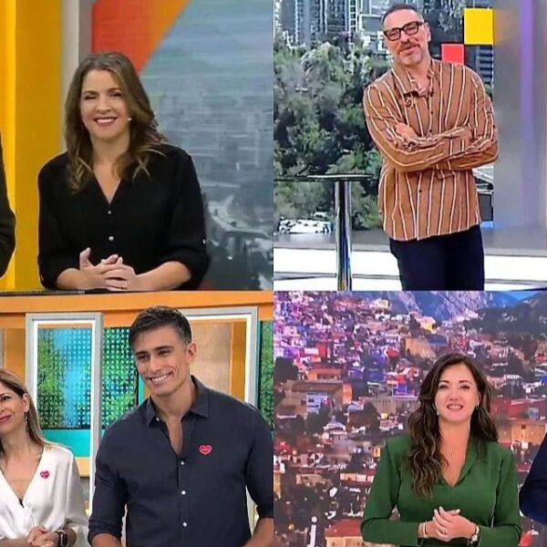 imagen general de televisores o estudio de televisión en el contexto del rating matinal en Chile.