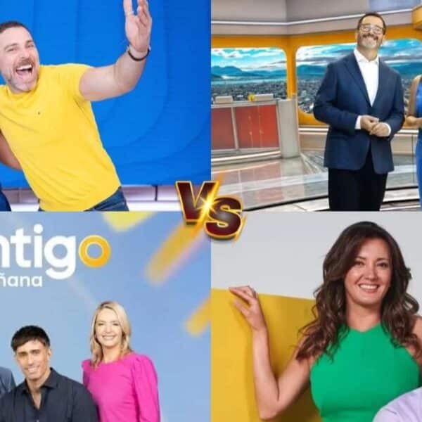 Conductores de programas de televisión chilena que compiten en el rating matinal del viernes 9 de octubre.