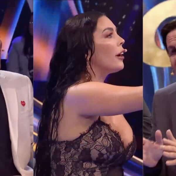 Stefan Kramer caracterizado como Julio César Rodríguez durante su participación en Vértigo de Canal 13, donde bromeó con los invitados.