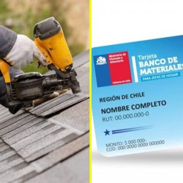 Tarjeta Banco de Materiales 2.0 anunciada por el Minvu para financiar reparaciones en casas y departamentos.