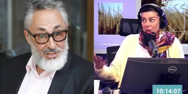 Tonka Tomicic durante su programa en Radio Romántica al abordar su relación con Parived y el litigio en Vitacura