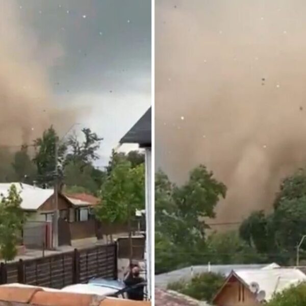 Daños provocados por el paso del sistema frontal en Requínoa que abrió el debate sobre los tornados en Chile.