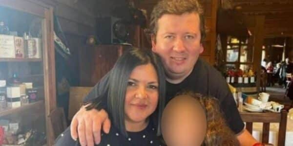 Exterior del Tribunal Oral en lo Penal de Valdivia durante el juicio por el triple homicidio de una familia en el sector de Cayurruca, comuna de Río Bueno.