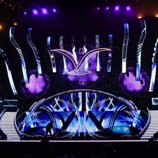 Escenario de la Quinta Vergara, recinto del Festival de Viña del Mar.