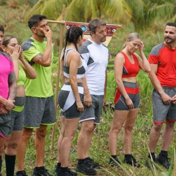 Camila Nash durante una dinámica del reality Volverías con tu ex? 2 de Mega, donde las mujeres del encierro deberán revelar sus impresiones sobre los hombres de la casa.