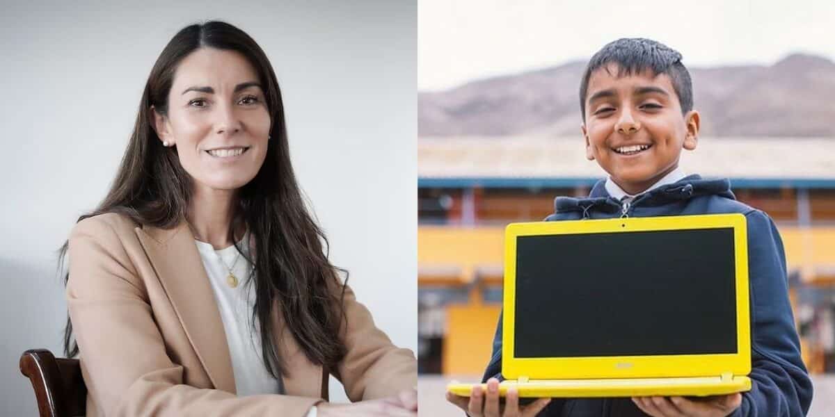 María Paz Arzola aborda el futuro de Yo elijo mi PC durante una actividad pública sobre educación y Presupuesto 2027.